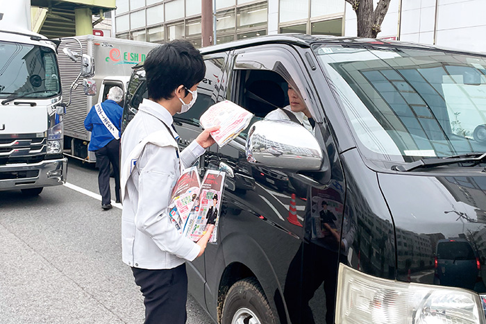 春の交通安全運動（大阪支社）