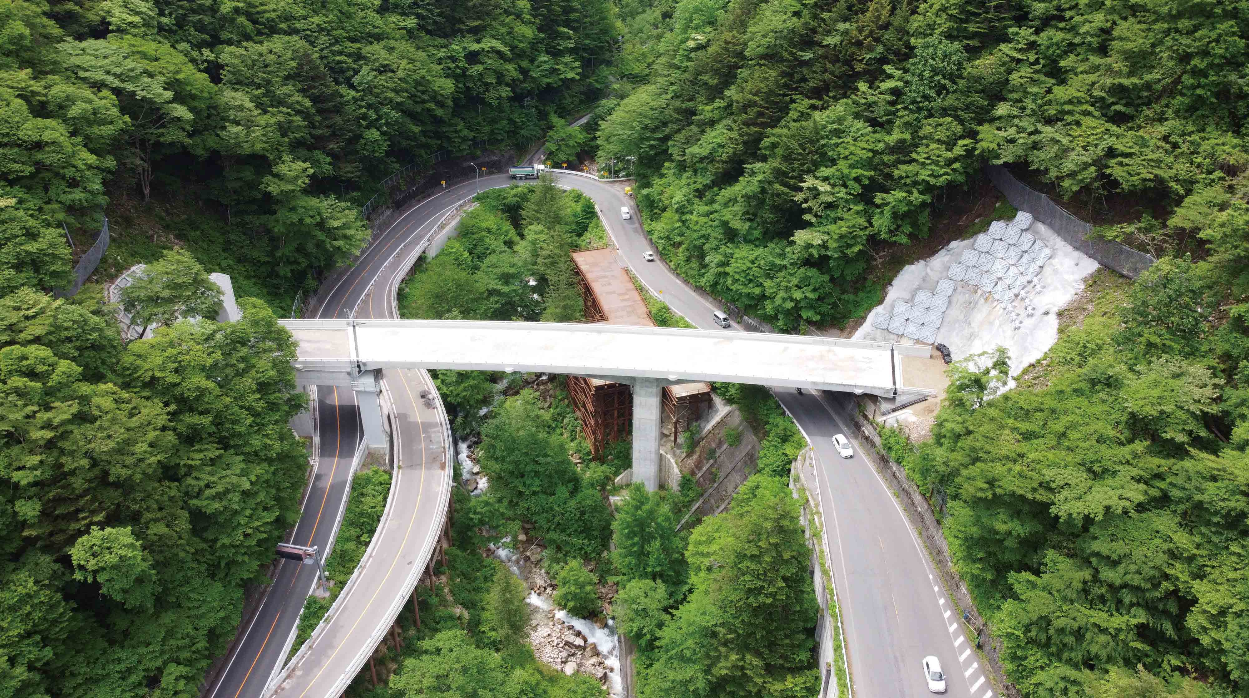 国道158号 大白川大橋 施設全景