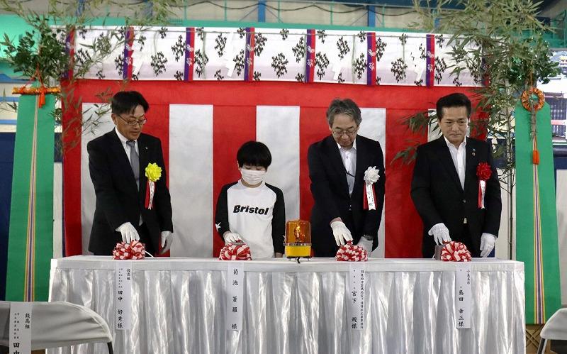 霞ヶ浦導水石岡トンネル第4工区の安全祈願式が行われました